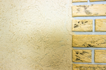 pattern plaster yellow brown