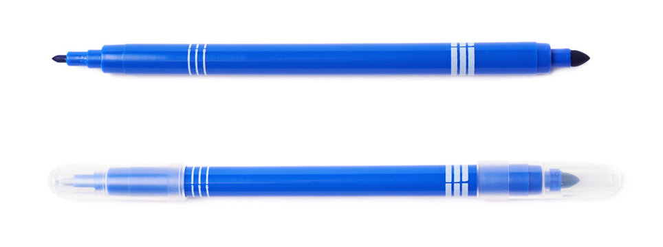 Felt-tip pen marker isolated