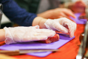 Cooking.