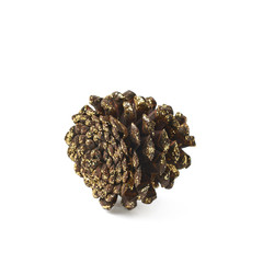 Decorational cone covered with glitter