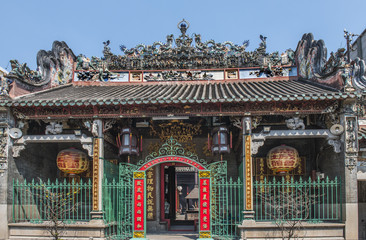 Entrance to Thien Hau Pagoda, Saigon