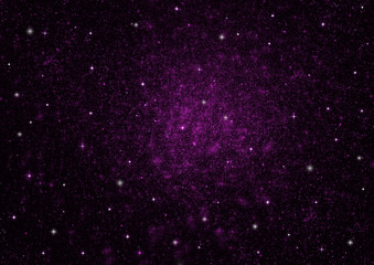 Fototapeta premium Star field in space and a nebulae