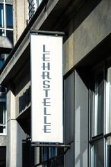 Schild 73 - Lehrstelle