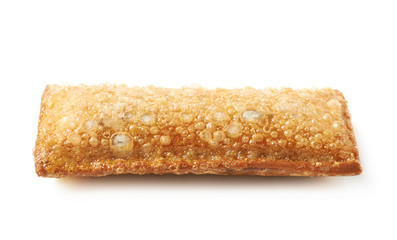 Oil fried crunchy pie isolated