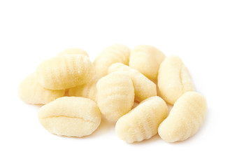 Pile of gnocchi dough dumplings