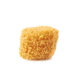 Breaded crab ball isolated
