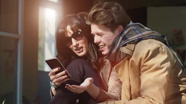 Young Business people outdoors