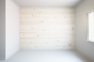 Light wooden wall