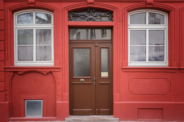 Fototapeta na wymiar Wohnung Haustür Eingang 