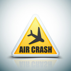 Air Crash Hazard sign