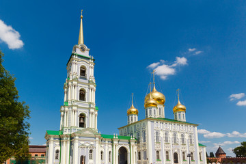 Assumption Cathedral on a background of blue sky