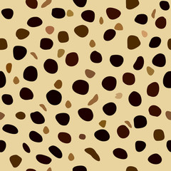 square vector wallpaper with textured image of leopard spots