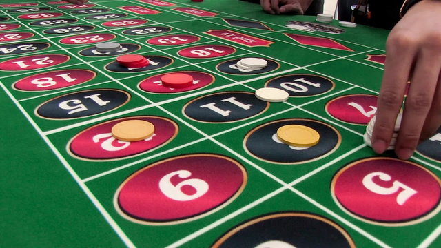Videos of various games of blackjack and roulette.