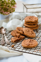 Cookies auf einen Gitter