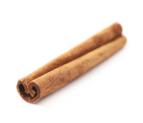Cinnamon stick isolated
