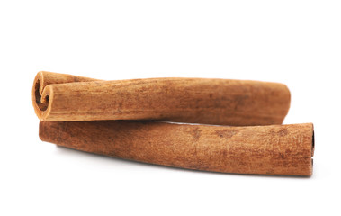 Cinnamon stick isolated