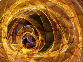 orange curly lines abstract background gradient 