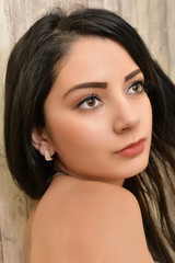 Naklejka premium une belle femme