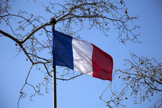 French flag in Paris