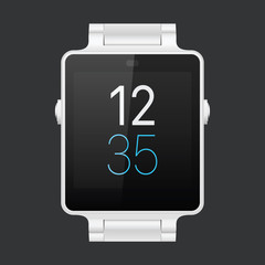 Smart watch vector illustration. Mobile gadget