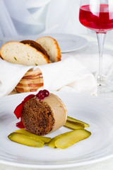 Terrine of goose liver