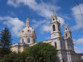 The Estrela Basilica or Royal Basilica and Convent of the Most Sacred Heart of Jesus, is a basilica and ancient Carmelite convent in Lisbon, Portugal