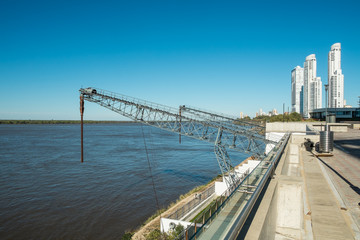 Parana river harbor