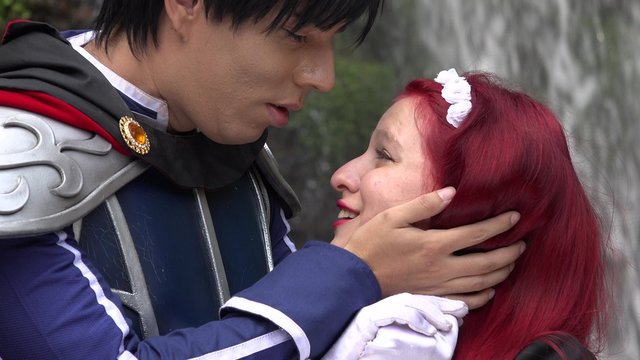 Cosplay Prince Kisses Maiden