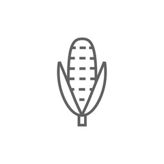 Corn line icon.