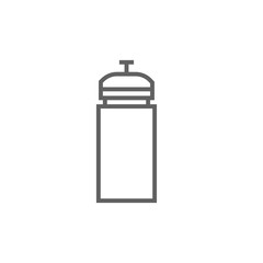 Sport water bottle line icon.