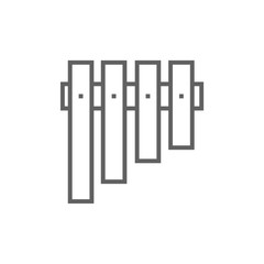 Vibraphone line icon.