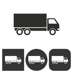 Truck - vector icon.