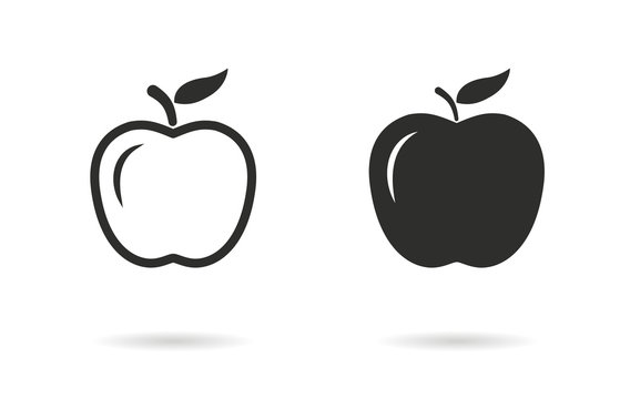 Apple - vector icon.