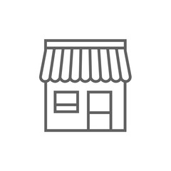 Shop line icon.