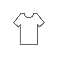 T-shirt line icon.