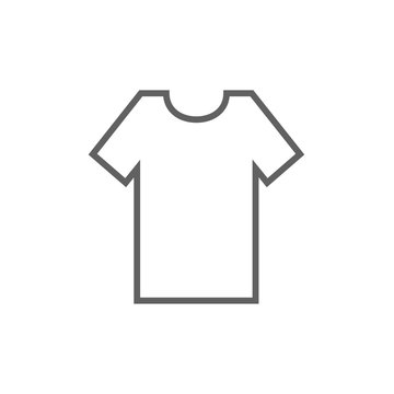 T-shirt line icon.