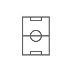 Stadium layout line icon.
