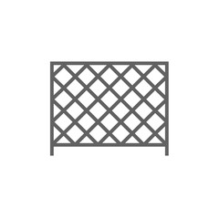 Sports nets line icon