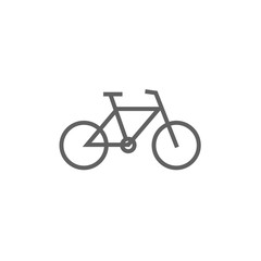 Fototapeta na wymiar Bicycle line icon.