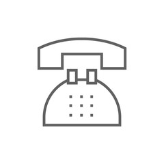 Telephone line icon.