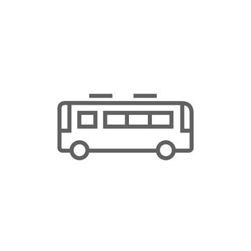 Bus line icon.