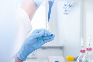 Science experiment lab work illustration