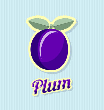 Retro plum