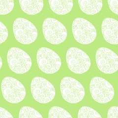 Seamless Easter eggs pattern