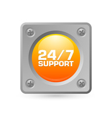 24/7 support icon