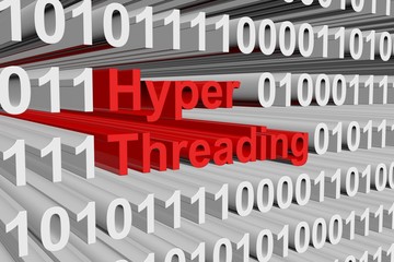 Hyper threading is presented in the form of binary code