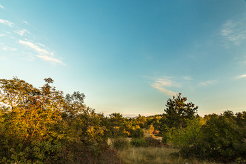 Autumn evening in Val Rosandra