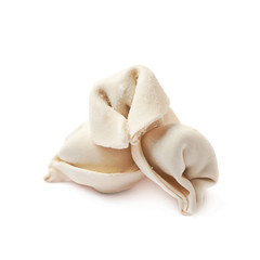 Pile of frozen dumplings