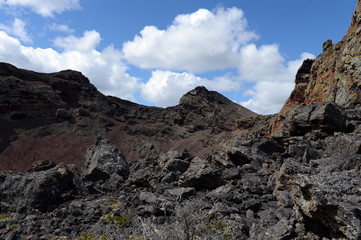 Extinct volcano in the national Park Pali Aike in the South of Chile.
