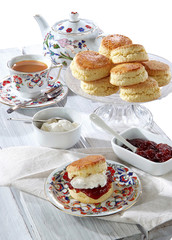 Scones con tè